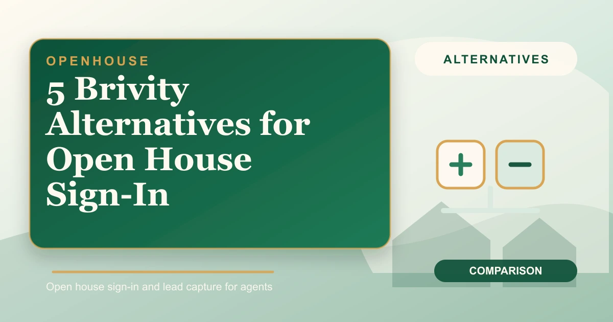 5 Brivity Alternatives for Open House Sign-In