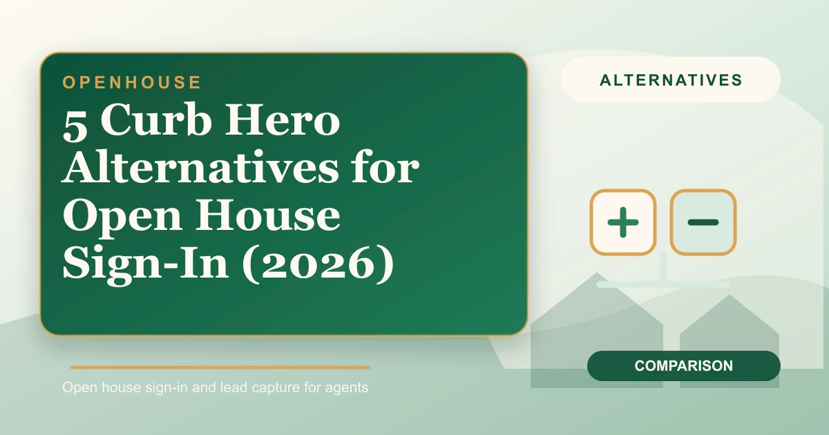 5 Curb Hero Alternatives for Open House Sign-In (2026)
