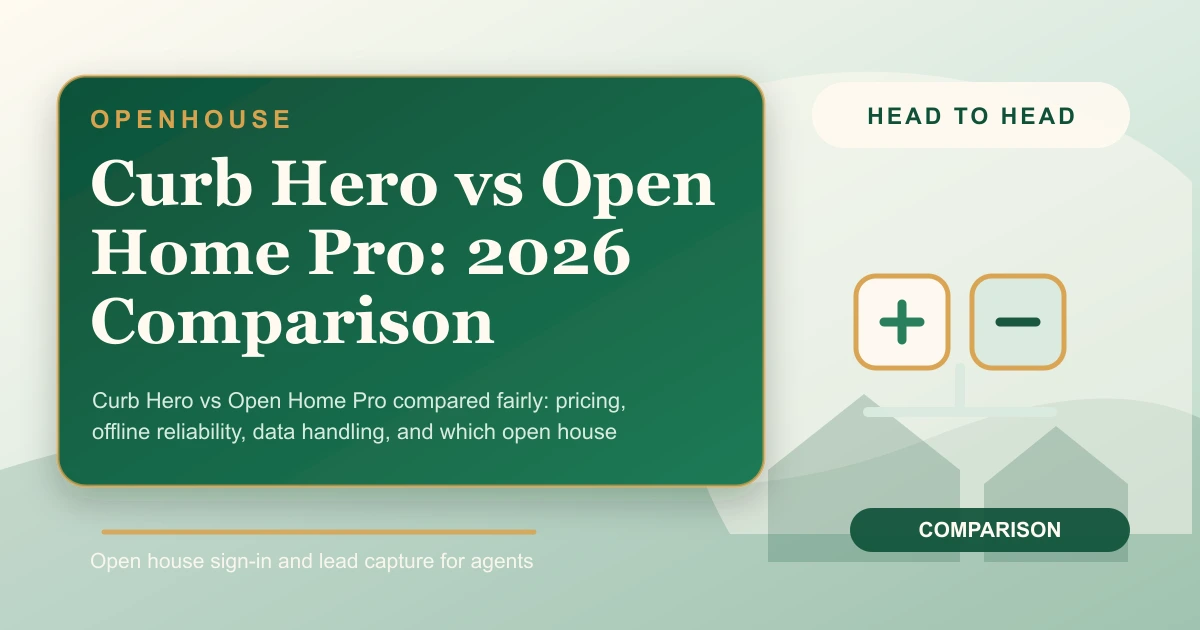Curb Hero vs Open Home Pro: 2026 Comparison