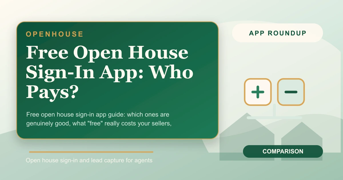 Free vs Paid Open House Sign-In Apps