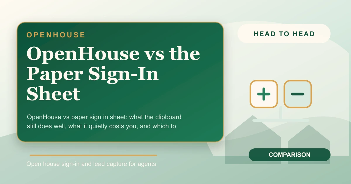 OpenHouse vs the Paper Sign-In Sheet