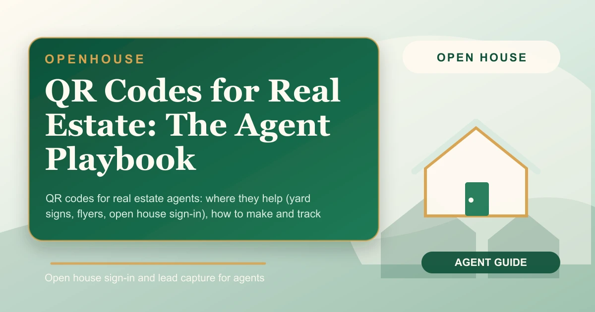 QR Codes for Real Estate: The Agent Playbook